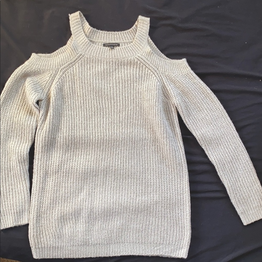 Staccato Open shoulder sweater size small